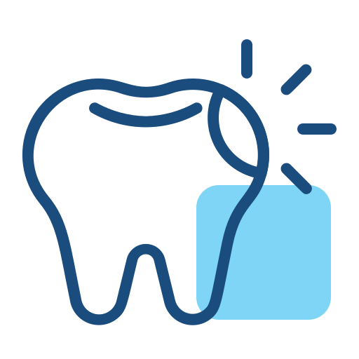 Dental cavity icon