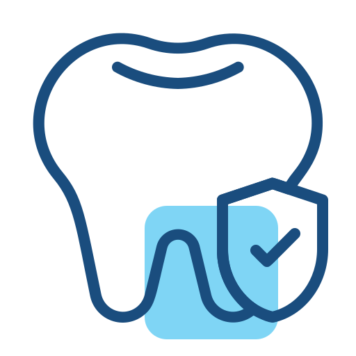 Dental prevention and hygiene icon